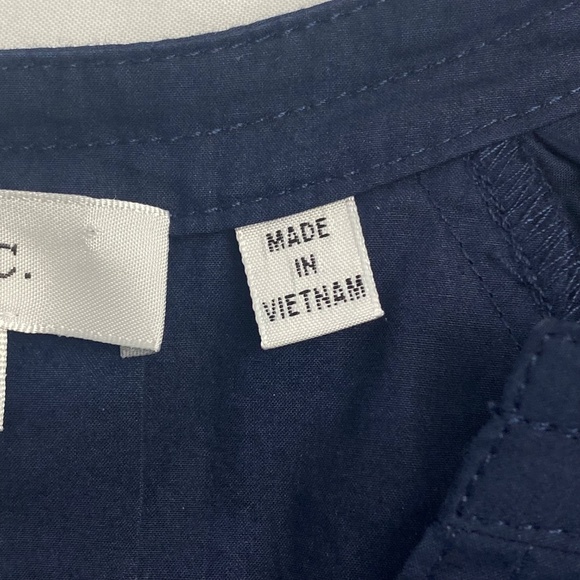 A.L.C. The Chloe Top Blouse in Navy Blue Size 00 - Picture 6 of 8